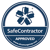 SafeContractor Accreditation Sticker 175px